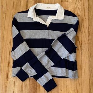 Brandy Melville half button polo shirt!